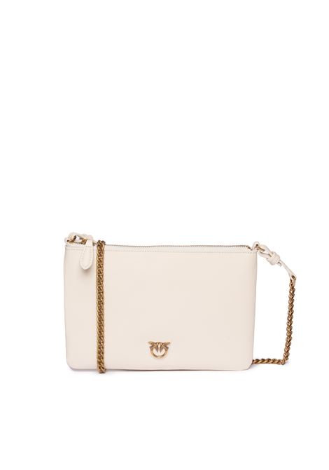 white/gold Classic Flat Love bag PINKO | 100455-A0F1FLAT-Z14Q